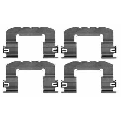 Kit de acessórios, pastilhas de freio HELLA 8DZ 355 205-701