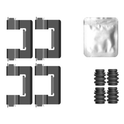Kit de acessórios, pastilhas de freio HELLA 8DZ 355 207-151