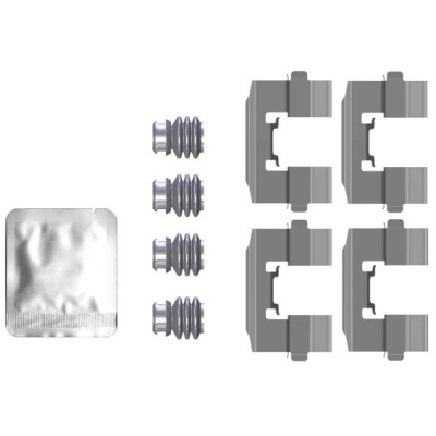 Kit de acessórios, pastilhas de freio HELLA 8DZ 355 205-761
