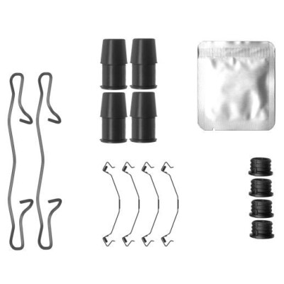 Kit de acessórios, pastilhas de freio HELLA 8DZ 355 207-071
