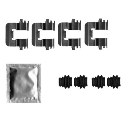 Kit de acessórios, pastilhas de freio HELLA 8DZ 355 206-401