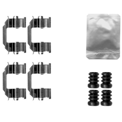 Kit de acessórios, pastilhas de freio HELLA 8DZ 355 206-891