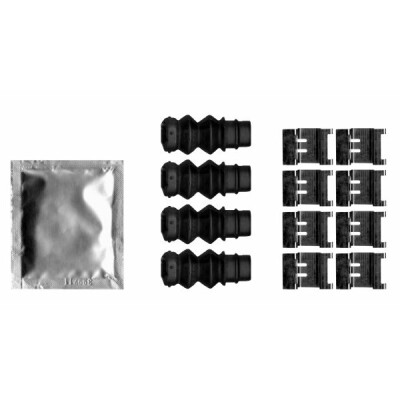 Kit de acessórios, pastilhas de freio HELLA 8DZ 355 206-631