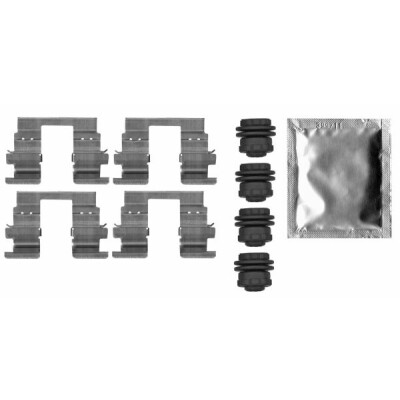 Kit de acessórios, pastilhas de freio HELLA 8DZ 355 206-281