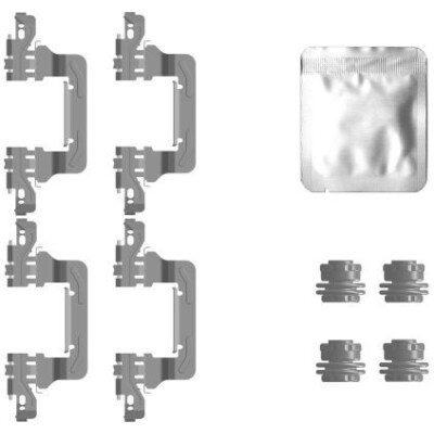 Kit de acessórios, pastilhas de freio HELLA 8DZ 355 207-271