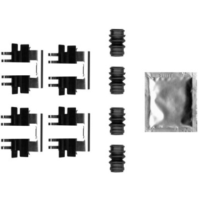 Kit de acessórios, pastilhas de freio HELLA 8DZ 355 206-531