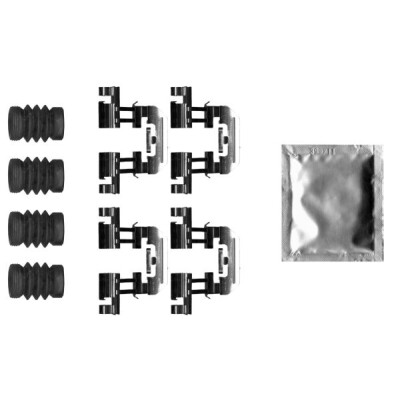 Kit de acessórios, pastilhas de freio HELLA 8DZ 355 207-251