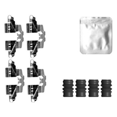 Kit de acessórios, pastilhas de freio HELLA 8DZ 355 207-121