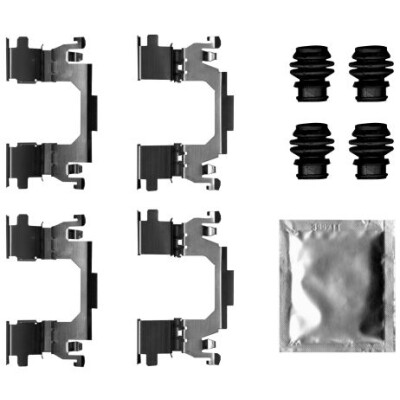 Kit de acessórios, pastilhas de freio HELLA 8DZ 355 207-341