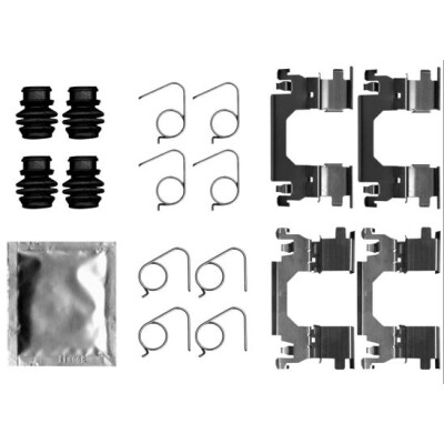 Kit de acessórios, pastilhas de freio HELLA 8DZ 355 206-301