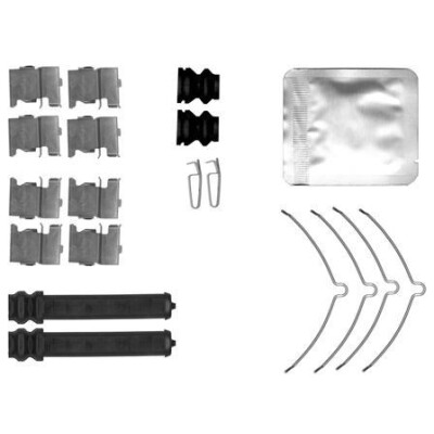 Kit de acessórios, pastilhas de freio HELLA 8DZ 355 207-421