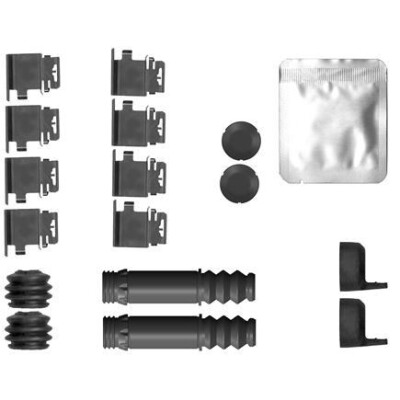 Kit de acessórios, pastilhas de freio HELLA 8DZ 355 207-411