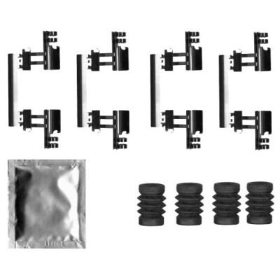 Kit de acessórios, pastilhas de freio HELLA 8DZ 355 207-171
