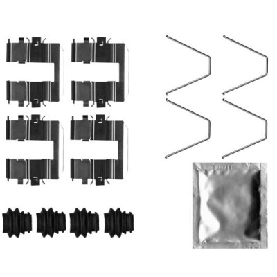 Kit de acessórios, pastilhas de freio HELLA 8DZ 355 205-781