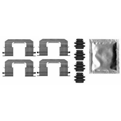 Kit de acessórios, pastilhas de freio HELLA 8DZ 355 206-701