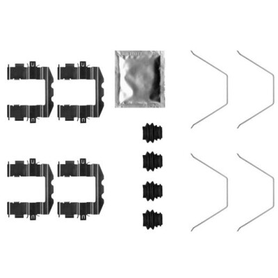 Kit de acessórios, pastilhas de freio HELLA 8DZ 355 206-311