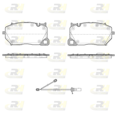 Conjunto de pastilhas de freio ROADHOUSE 21743.00
