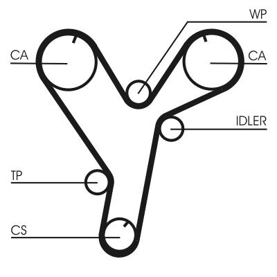 Correia dentada