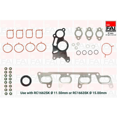 Jogo de juntas, cabeçote FAI AutoParts HS1662NH