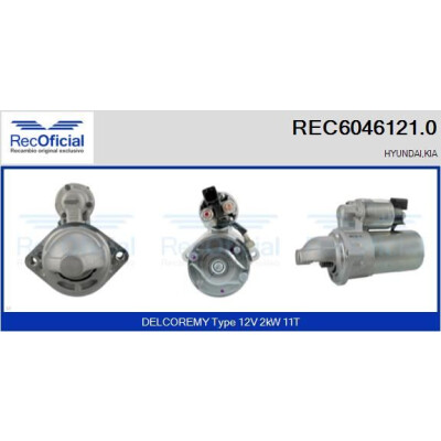 Motor de partida RECOFFICIAL REC6046121.0