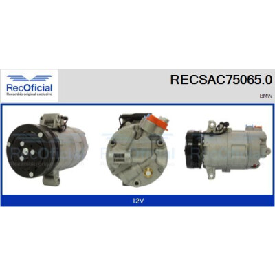 Compressor, ar condicionado RECOFICIAL RECSAC75065.0