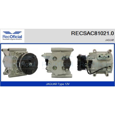 Compressor, ar condicionado RECOFICIAL RECSAC81021.0