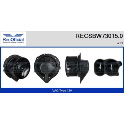 Ventilador de cabine OFICIAL RECSBW73015.0