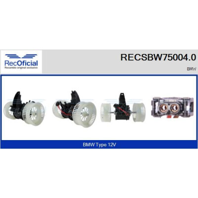 Ventilador de cabine OFICIAL RECSBW75004.0