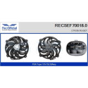 Motor elétrico, ventilador do radiador RECOFICIAL RECSEF70018.0