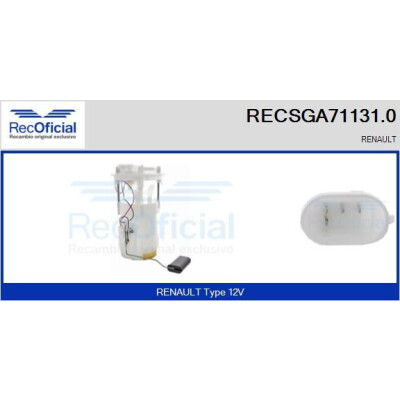 Unidade de abastecimento de combustível RECSGA71131.0