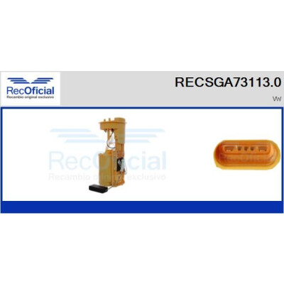 Unidade de abastecimento de combustível RECSGA73113.0