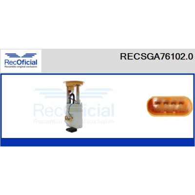 Unidade de abastecimento de combustível RECSGA76102.0