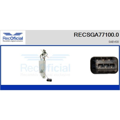 Unidade de abastecimento de combustível RECSGA77100.0