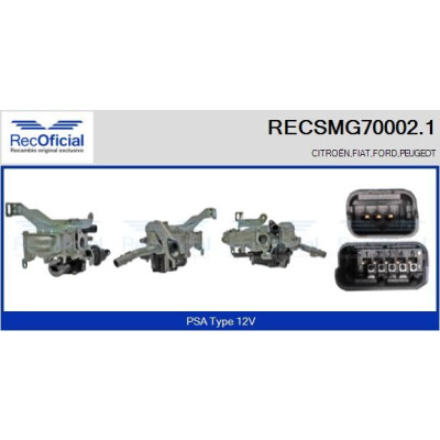 Módulo EGR RECOFFICIAL RECSMG70002.1