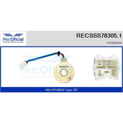 Sensor de ângulo de direção RECOFICIAL RECSSS78305.1