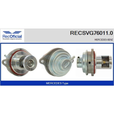 Válvula EGR RECOFFICIAL RECSVG76011.0