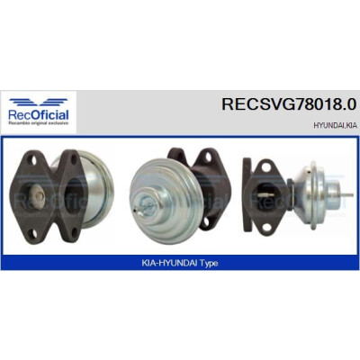 Válvula EGR RECSVG78018.0