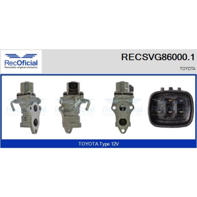 Válvula EGR RECOFFICIAL RECSVG86000.1