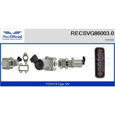 Válvula EGR RECOFFICIAL RECSVG86003.0