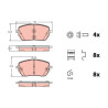 Conjunto de pastilhas de freio TRW GDB2330