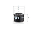 Filtro de óleo UFI 23.668.00