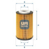 Filtro de óleo UFI 25.235.00