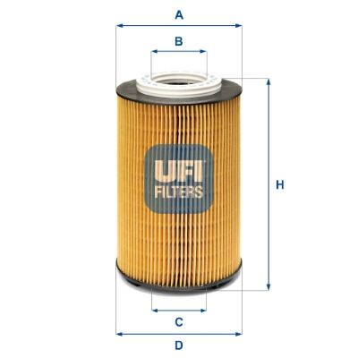 Filtro de óleo UFI 25.235.00