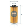 Filtro de óleo UFI 25.236.00