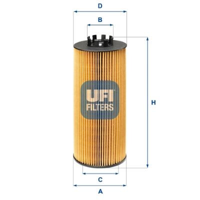Filtro de óleo UFI 25.236.00