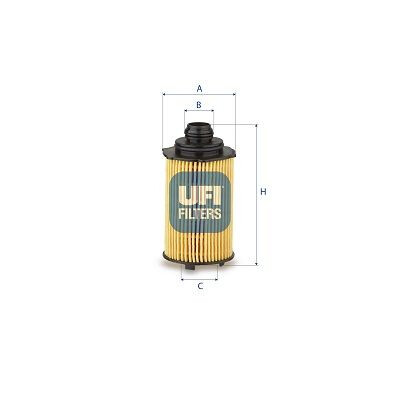 Filtro de óleo UFI 25.276.00