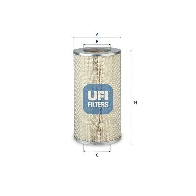 Filtro de ar UFI 27.C63.00