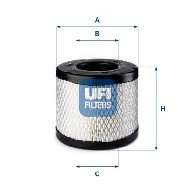 Filtro de ar UFI 27.E50.00
