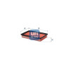 Filtro de ar UFI 30.D12.00