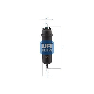 Filtro de combustível UFI 31.A33.00